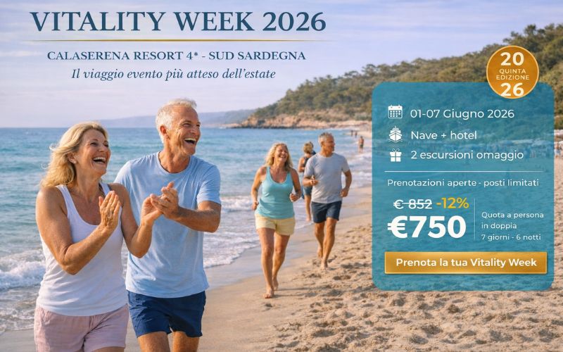 VITALITY WEEK IN SARDEGNA - ESCLUSIVA HAPPY AGE